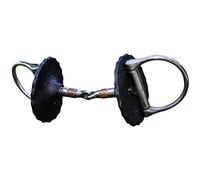 Acavallo Unisex's Black Bit Guards Pair, One Size