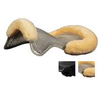 Acavallo Unisex's Black Just Gel Lambskin Half Pad Large, 9110