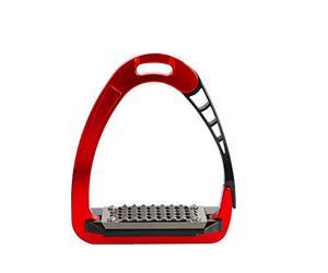 Acavallo Unisex's Red Arena Safety Stirrup, One