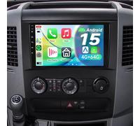 ACAVICA 10.1" IPS, Android 15 Sat Nav Radio for Mercedes Benz Sprinter MK2 NCV3 2006-2018, Wireless CarPlay Android Auto, BT 5.4 WiFi 6, 4+64GB Head Unit, GPS Navi, DSP, FM/RDS, SWC, HD Camera
