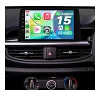ACAVICA 9" IPS Android 15 Car Stereo Radio for Kia Picanto III JA 2017-2023, 4+64GB Sat Nav, Bluetooth 5.4 WiFi 6, Wireless CarPlay Android Auto, GPS Navigation, DSP, FM/RDS, SWC, HD Rear Camera