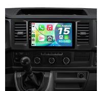 ACAVICA 9" IPS Android 15 Car Stereo Radio for VW Transporter T6 2016-2021, Wireless CarPlay Android Auto, Bluetooth 5.4 WiFi 6, 4+64GB Head Unit, GPS Navigation, DSP, FM/RDS with HD Rear Camera