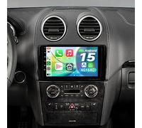 ACAVICA Android 15 Car Stereo 9" IPS Radio for Benz M-Class ML-Class W164 2005-2011, Wireless CarPlay Android Auto, 4+64GB Head Unit, Bluetooth 5.4 WiFi 6, GPS Navi, DSP, FM/RDS, SWC, HD Rear Camera