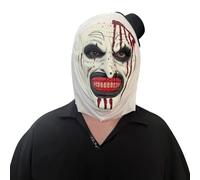 ACBAGI Halloween Mask Costume Scary Terrifier Mask Halloween Clown Masks Creepy Masquerade Party Cosplay mask for adults (Horror style 2)