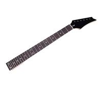 Acbmveen 24 Frets New Replacement Maple Neck Rosewood Fretboard Fingerboard for Electric Guitar Black