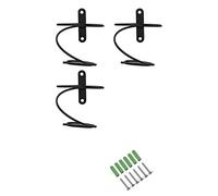 Acbmveen 3 Pack Metal Wine Rack Wall Mounted Wine Bottle Holder - Wall Decor Art - Included Mounting Screws and Anchors