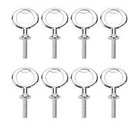 Acbmveen 8 Pieces Bottle Opener Kit Metal Bottle Opener DIY Craft Beer Bottle Opener Blank Bottle Opener