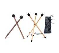 Acbmveen Drum Stand Handpan Stand Soild Wood Snare Stand Tripod Structure Drum Holder Musical Instrument Accessories for 10 to 15 Inch Percussion Instrument