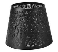 Acbmveen Small Lamp Shade, Metal Lampshade with Pattern of Trees for Table Chandelier Wall Lamp Black