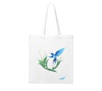 Acbnsll Blue swallow under the lily of the valley Printing Woman Canvas Tote Bag Strong and durable for traveling, shopping, Daily One Size