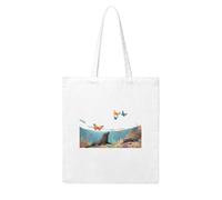 Acbnsll Butterflies and Sea Lions Printing Woman Canvas Tote Bag Strong and durable for traveling, shopping, Daily One Size