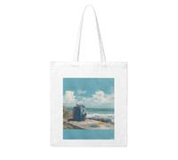 Acbnsll Camera by the sea Printing Woman Canvas Tote Bag Strong and durable for traveling, shopping, Daily One Size
