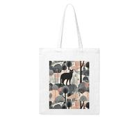 Acbnsll Charming cat in the jungle Printing Woman Canvas Tote Bag Strong and durable for traveling, shopping, Daily One Size