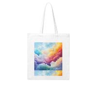 Acbnsll Colorful clouds path Printing Woman Canvas Tote Bag Strong and durable for traveling, shopping, Daily One Size