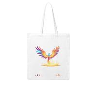 Acbnsll Colorful phoenix flying in flames Printing Woman Canvas Tote Bag Strong and durable for traveling, shopping, Daily One Size