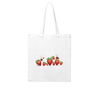 Acbnsll Little ants climbing strawberries Printing Woman Canvas Tote Bag Strong and durable for traveling, shopping, Daily One Size