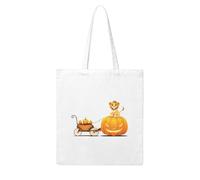 Acbnsll Little lion on the pumpkin carriage Printing Woman Canvas Tote Bag Strong and durable for traveling, shopping, Daily One Size
