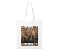 Acbnsll Little rabbit in the wheat field Printing Woman Canvas Tote Bag Strong and durable for traveling, shopping, Daily One Size