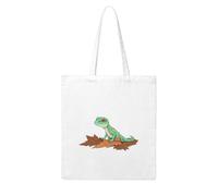 Acbnsll Lizard on dead leaves Printing Woman Canvas Tote Bag Strong and durable for traveling, shopping, Daily One Size