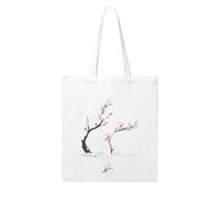 Acbnsll Plum blossoms on the snow Printing Woman Canvas Tote Bag Strong and durable for traveling, shopping, Daily One Size