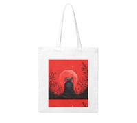 Acbnsll red moon, tombstone Printing Woman Canvas Tote Bag Strong and durable for traveling, shopping, Daily One Size