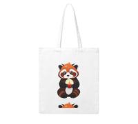 Acbnsll Red panda with lit candles Printing Woman Canvas Tote Bag Strong and durable for traveling, shopping, Daily One Size