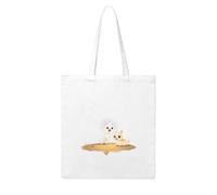 Acbnsll Small animals frightened by lightning Printing Woman Canvas Tote Bag Strong and durable for traveling, shopping, Daily One Size