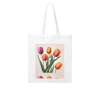 Acbnsll Super beautiful tulips Printing Woman Canvas Tote Bag Strong and durable for traveling, shopping, Daily One Size