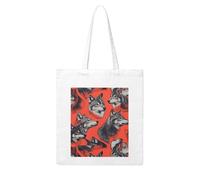 Acbnsll The Wolf's Gaze Printing Woman Canvas Tote Bag Strong and durable for traveling, shopping, Daily One Size