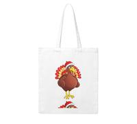 Acbnsll Turkey with cherries on its back Printing Woman Canvas Tote Bag Strong and durable for traveling, shopping, Daily One Size