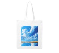 Acbnsll Wheat fields under the blue sky Printing Woman Canvas Tote Bag Strong and durable for traveling, shopping, Daily One Size