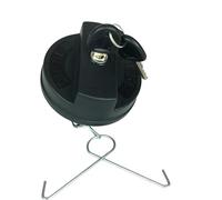 ACC Parts 60mm Plastic Vented Locking Fuel Tank Cap with 2 Keys Compatible with John Deere Massey Ferguson Mc Cormick Tractors Compatible with Scania 4 Series Trucks - OEM AL113087 AL113086 AL78343
