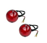 ACC Parts Brake Stop Tail Lamp Light Replacement Compatible with Land Rover Defender 90 110 Series 2 2A 3 Up to 1995 Rear Turn Signal Light Assembly Red Lens OEM No RTC5523 - 2 Piece Set