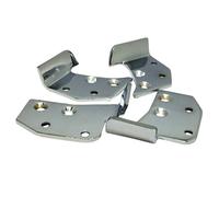 ACC Parts Door Capping Finishers - Chrome Compatible with MG MGB Roadster (1962-80) Complete 4-Piece Set with End Brackets Classic Car Trim, Chrome Finisher Kit OEM Nos AHH6422 AHH6425 AHH6422C