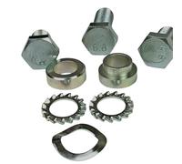 ACC Parts Seat Belt Bolt & Nut Kit - High Tensile Grade 8.8 Fastener Set Compatible with Classic & Modern Cars & Trucks - Seatbelt Fixing Hardware Replacement