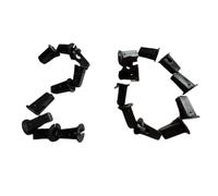 ACC Parts Torx Screw & Clips Set Compatible with VW Audi Engine Cover, Undertray & Wheel Arch - OEM N90775001 - Durable Fastener Fixing Kit (20 Piece Set)