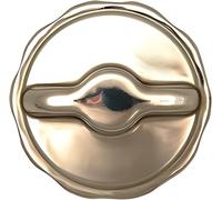ACC Parts Vented Fuel Tank Cap Stainless Steel Compatible with MGB GT MG Midget & Classic Mini 1959 to 1994 Durable Anti-Corrosion Petrol and Diesel Filler Cap with Handle OEM No GSS154