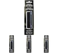Acc-Sees Pro Vinyl Velvet Brush Record Cleaner - Includes Stylus Pick Up Brush - Anti-Static - gently remove dust from vinyl records without damaging the delicate surface (Pack of 4)