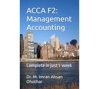 ACCA F2: Management Accounting: Complete in just 1-week
