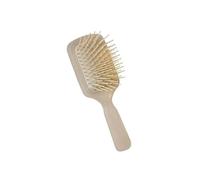 ACCA KAPPA EYE Faux Ivory Travel Paddle Brush Bioacetate Heat-Resistant Pom Pins Detangling Tool for Men and Women
