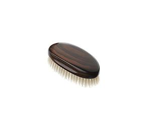 Acca Kappa Men's Grooming Military Style Hair Brush with White Bristles -