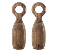 Accacia Salt and Pepper Shakers Brown one size