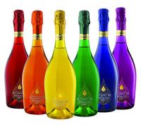 Accademia Collezione Rainbow Prosecco DOC Brut Sparkling Wine - 6 x 750 ml