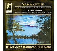 Accademia Farnese - Sammartini: 6 Sonate notturne Op.7 for flute, violin & harpsichord