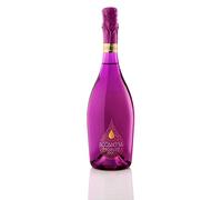 Accademia Prosecco Bottle Rainbow Collection Wine Gift 75cl | Ideal Birthday, Christmas, Anniversary, Celebration, Occasion, Wedding Present - (Purple)