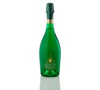Accademia Prosecco Bottle Rainbow Collection Wine Gift 75cl | Ideal Birthday, Christmas, Anniversary, Celebration, Occasion, Wedding Present - (Green)