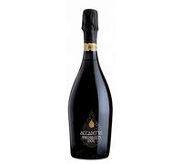 Accademia Prosecco Bottle Rainbow Collection Wine Gift 75cl | Ideal Birthday, Christmas, Anniversary, Celebration, Occasion, Wedding Present - (Black)