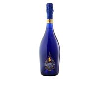 Accademia Prosecco Bottle Rainbow Collection Wine Gift 75cl | Ideal Birthday, Christmas, Anniversary, Celebration, Occasion, Wedding Present - (Blue)