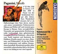 Accardo - Paganini:Vln Conc 1:Capriccios