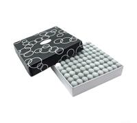 Accarugty 100pcs Snooker Billiard Cue Tip Covers Head Protectors, Gel Protection, For 9mm-13mm Tips, Essential Accessories, For Pool Players(9mm)